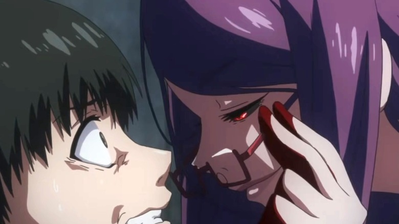 Tokyo ghoul Rize Kamishiro and Kaneki